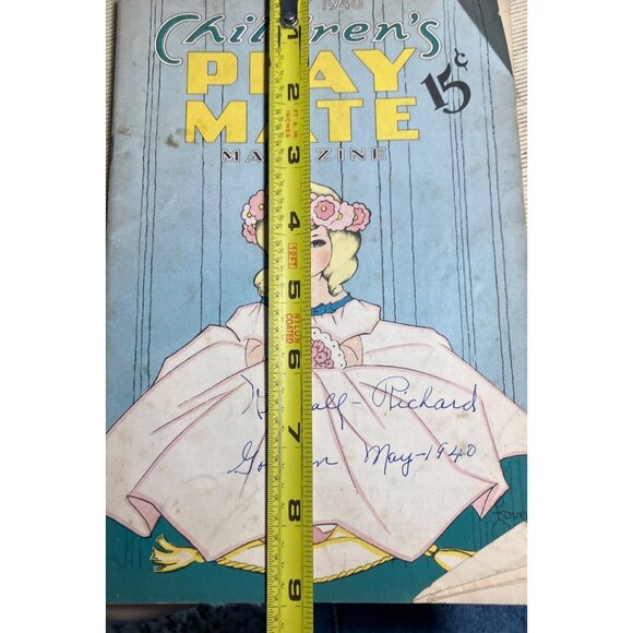 Childrens Play Mate Magazine May 1940 Featuring Stories Rhymes & Puzzles - Picture 16 of 16